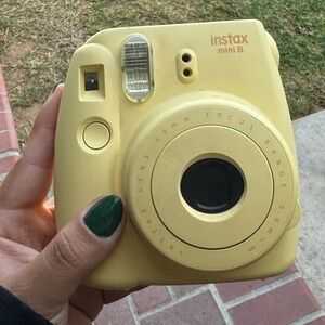 Fujifilm Instax Instant Camera - Pastel Yellow